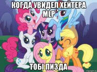 когда увидел хейтера mlp тобі пизда