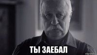  ты заебал