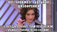 вот такой мозг у больных шизофренией благодаря лекарствам respublikinė vilniaus psichiatrijos ligoninė