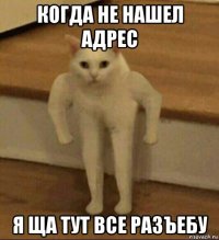 когда не нашел адрес я ща тут все разъебу