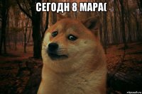 сегодн 8 мара( 