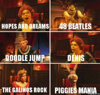 Hopes and dreams 48 Beatles Doodle jump Denis The galinos rock Piggies mania
