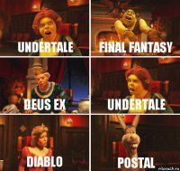 Undertale Final fantasy Deus ex Undertale Diablo Postal