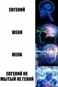 Евгений Женя Жека Евгений не мытый не гений