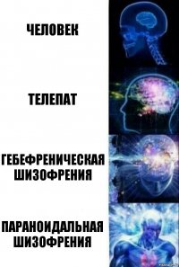 человек телепат гебефреническая шизофрения параноидальная шизофрения