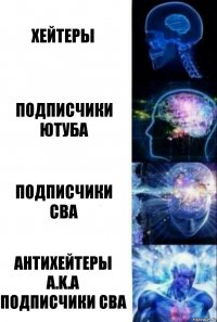 Хейтеры Подписчики ютуба Подписчики СВА Антихейтеры A.K.A подписчики СВА