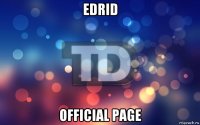 edrid official page