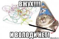 вжух!!!! и володи нет!