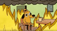 Создать мем Firedog