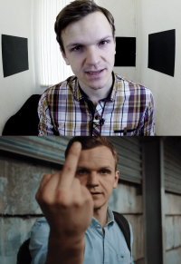 Создать мем Ларин