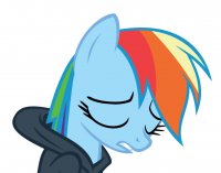 Создать мем Rainbow Dash