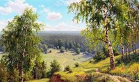 Создать мем Руский пейзаж