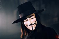 Создать мем V for Vendetta