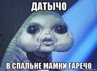 датычо в спальне мамки гаречо