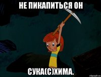 не пикапиться он сука(с)хима.