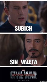 SUBICH SIN_VALETA