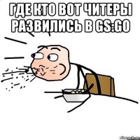 где кто вот читеры развились в gs:go 