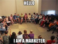 hello i am a marketer