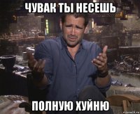 чувак ты несешь полную хуйню