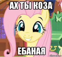 ах ты коза ебаная