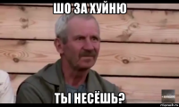 шо за хуйню ты несёшь?