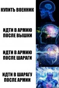 Купить военник Идти в армию после вышки Идти в армию после шараги Идти в шарагу после армии