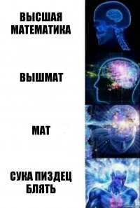 Высшая математика Вышмат Мат сука пиздец блять