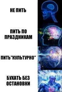 Не пить Пить по праздникам Пить"культурно" Бухать без остановки