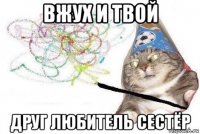 вжух и твой друг любитель сестёр