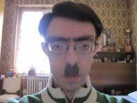 Создать мем Гитлер сидит за компом