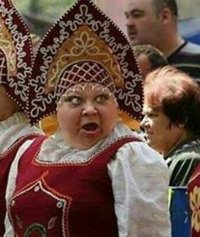 Создать мем Кокошник
