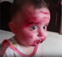 Создать мем Малыш увидел многое