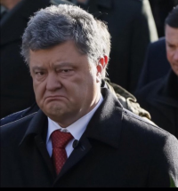 Создать мем Сумний порошенко