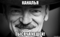 каналья тысяча кешей!