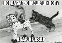 когда запускаешь шинолу asap of asap