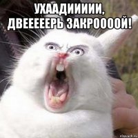 ухаадиииии, двееееерь закроооой! 