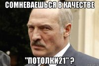 сомневаешься в качестве "потолки21" ?