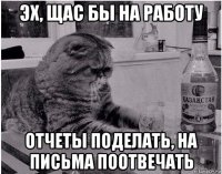 эх, щас бы на работу отчеты поделать, на письма поотвечать