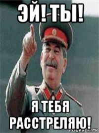 эй! ты! я тебя расстреляю!