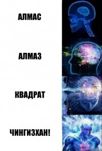 Алмас Алмаз Квадрат Чингизхан!