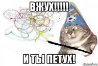 вжух!!!!! и ты петух!