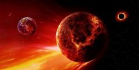 Создать мем Planet killer Nibiru flies to the ground in 2018 it can crash