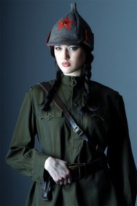 Создать мем Славянка