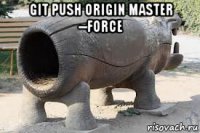 git push origin master --force 