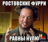 ростовские фурри равны нулю