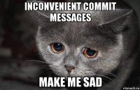 inconvenient commit messages make me sad