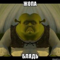 жопа блядь