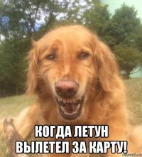  когда летун вылетел за карту!