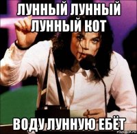 лунный лунный лунный кот воду лунную ебёт