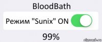 BloodBath Режим "Sunix" ON 99%